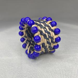 Anneaux de serviette en rotin en bois de bambou de haute qualité décor de Table perlé en Fiber naturelle pour la maison hôtels tarifs de gros pour les fêtes - Product Image 6