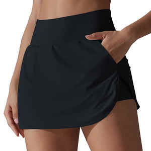 Hot New Product Yoga Sports Pants Shorts With Pockets for <b>Women</b> High Waisted Athletic Golf <b>Skorts</b> Tennis Skirts for Workout - Product Image 1