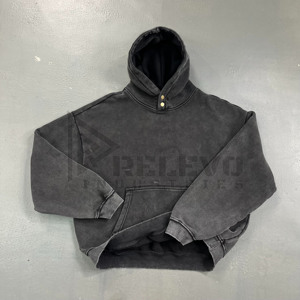 Sweat à capuche en molleton 100 % coton pour homme, haute qualité, délavage acide, logo personnalisé, respirant, anti-rétrécissement, best-seller, prix raisonnable - Product Image 5