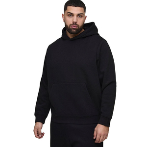 Sweats à capuche en coton et élasthanne épais et lourd, personnalisables avec logo, coupe oversize – Nouveauté ! - Product Image 2
