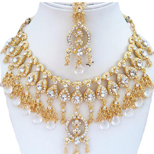 Vintage Style Crystal Zircon Alloy Flower Design Jewelry Set Necklace Earrings Headpiece Women Engagement Wedding Anniversary - Product Image 2