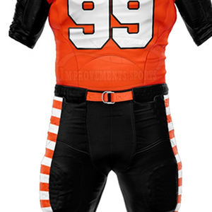 ชุดอเมริกันฟุตบอลแขนสั้นพิมพ์ลายกำหนดชื่อและหมายเลขผู้เล่นในทีม - Product Image 4