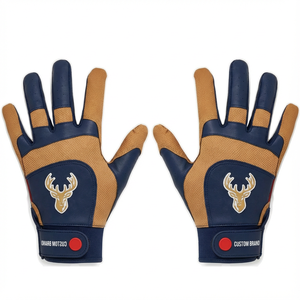 Gants de baseball absorbant les chocs, conception personnalisée, faible MOQ, vente en gros, support hexagonal spécialisé, gants de frappe au softball pour une protection maximale de la main - Product Image 5
