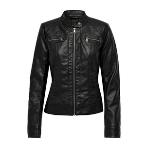 Women's New Skin Leather Jacket Fitted Design with Eco-Friendly Breathable Real Leather <b>Enhances</b> Silhouette - Product Image 1