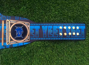 เข็มขัดแชมป์เปี้ยน วัสดุเหล็ก สลักโลโก้ส่วนตัว คาราเต้และมวยปล้ำ เป็นมิตรกับสิ่งแวดล้อม เอวสูง ใส่ได้ทั้งชายและหญิง - Product Image 5