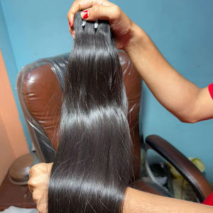 Extensiones de Cabello Humano Natural Indio al por Mayor, Sin Procesar, Cutícula Alineada, Rizado y Elástico, Paquetes de Cabello Birmano Virgen - Product Image 2