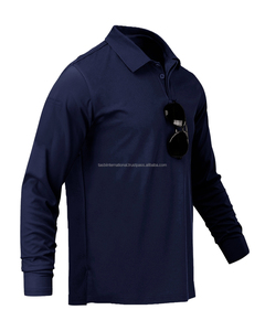 Camisetas Polo de Manga Larga para Hombre, Tallas Grandes, 100% Algodón, Estampadas, de Secado Rápido - Product Image 5