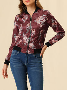 Nouvelle veste bomber en cuir de vachette coupe-vent écologique pour femme, style décontracté baseball - Product Image 4