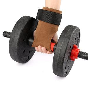 Custom Leather Gymnastics Hand <b>Grips</b> for Pull Ups Weight Lifting Cross Training Kettlebell OEM Wholesale - Product Image 5