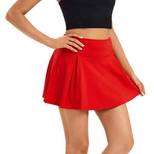 Falda de Tenis Personalizada para Mujer con Shorts Integrados, Ropa Deportiva Transpirable de Algodón/Poliéster para Deportes, Yoga, Correr, Ejercicio al Aire Libre - Product Image 4