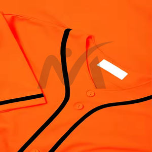 Jersey de béisbol profesional, uniforme de equipo personalizado, ropa deportiva transpirable de secado rápido con botones para juegos, clubes y ropa de entrenamiento - Product Image 4