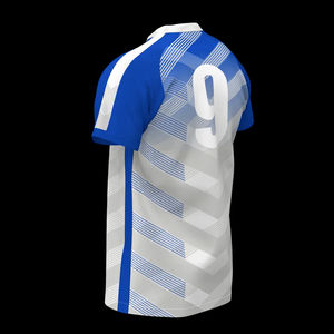 Maillot de football américain en polyester personnalisé en gros à manches courtes respirant UPF 50 de haute qualité - Product Image 5