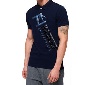 Camiseta de alta calidad para hombre, camisa de tela lisa estampada, diseño de sublimación, logotipo personalizado, informal - Product Image 2