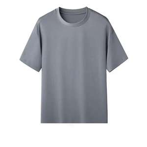 Camiseta de Hombre 100% Algodón Pima 240G, OEM ODM, con Logotipo Personalizado, Hombros Caídos, Estampado Gráfico, Manga Corta, Básica, Tejida - Product Image 2