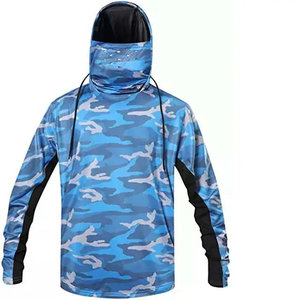 Customized High Quality UPF50+ Fishing <b>Shirt</b> Quick-Drying UV <b>Moisture</b>-<b>Wicking</b> Breathable 100% Polyester Long Sleeves Plus Size - Product Image 2