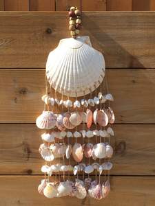 Ocean Shell Wind Chime Elegante decoración marina para Patio Jardín Balcón o sala de estar - Product Image 3