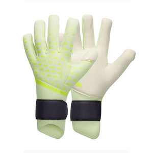 Gants de gardien de but de football Latex pur Design personnalisé Football respirant Vente en gros Colle personnalisée Pulvérisation cuir Sports - Product Image 2