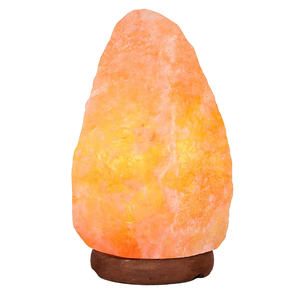 โคมไฟตั้งโต๊ะสีชมพูหิมาลัยทรงธรรมชาติจากปากีสถาน - Product Image 5