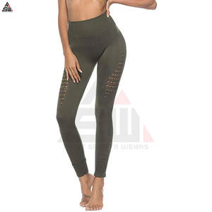 Leggings de sport pour femmes en fibre de bambou respirante en maille décontractée d'hiver, best-seller, longueur genou, Pakistan, prix bas - Product Image 5