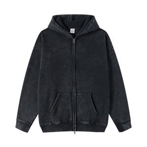 Sudadera con Capucha de Forro Polar de Algodón para Invierno, Estilo Urbano, Bolsillos Delanteros, Manga Farol, Color y Logotipo Personalizables para Hombre y Mujer, Estilo Deportivo - Product Image 3