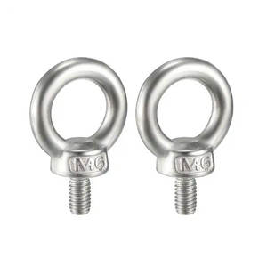 Premium Carbon Steel Grade 4.8 & 8.8 M5 Eye <b>Bolts</b> with Precision UNC Thread - Product Image 1