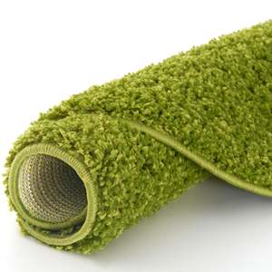 Ensemble de tapis vert uni Myshaggy 60X110 cm - Product Image 1