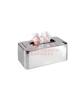 Caja de pañuelos de almacenamiento de baño de último diseño para decoración del hogar superventas caja de pañuelos de forma Rectangular cubierta para Baño - Product Image 1