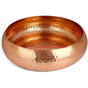Classic Golden Copper Pedicure Bowl For Salon & Home Spa Use Large Metal Foot Bath <b>Basin</b> For Relaxing Foot Soaks On-Sale - Product Image 6