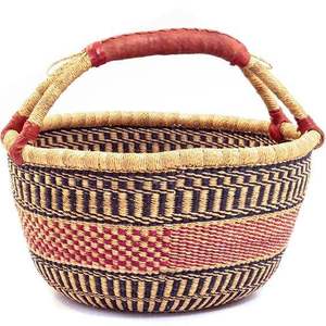 Bolga <b>Basket</b> Seagrass Multifunctional Traditional Art Decor Storage <b>Basket</b> <b>for</b> Home Decor - Product Image 1