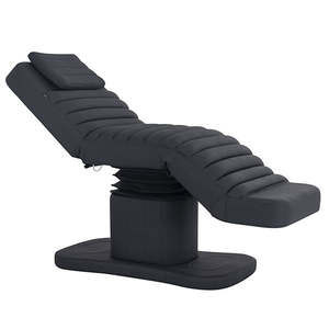 Hitam estetika gigi estetika pemeriksaan medis Spa dokter tato kursi podiatri listrik meja pijat wajah tempat tidur kecantikan - Product Image 2