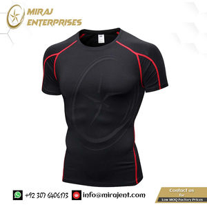 Chemise de compression de sonnerie de course à séchage rapide pour hommes Chemise de gymnastique de fitness à manches courtes pour les entraînements de musculation - Product Image 2