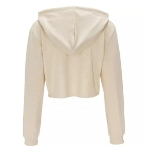 เสื้อครอปมีฮู้ดสำหรับผู้หญิง,เสื้อครอปทอปผ้าฝ้าย100% - Product Image 3