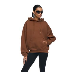 Nouveauté Sweat à capuche femme surdimensionné | Sweat-shirt de luxe délavé à l'acide Vente en gros d'usine OEM - Product Image 6