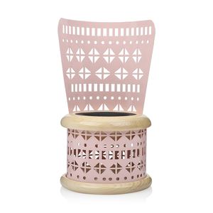 Elegant Laser Cut Design <b>Incense</b> Burner Geometric Lattice Pattern With Wooden Base <b>Cone</b> Dhoop Burner For Middle Eastern & Gulf - Product Image 2