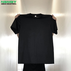 T-shirt uni en gros de concepteur personnalisé fabricant vierge 100% coton T-shirts pour hommes respirant de haute qualité - Product Image 1