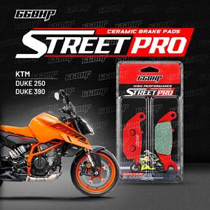 Pastillas de Freno Semi-Cerámicas 66BHP Street Pro Nuevas para KTM Duke y RC 125-390 - Product Image 2