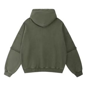 Nouveau style personnalisable 100% coton pour hommes veste à capuche surdimensionnée et sweat-shirt prix de gros de PK pour l'hiver - Product Image 3