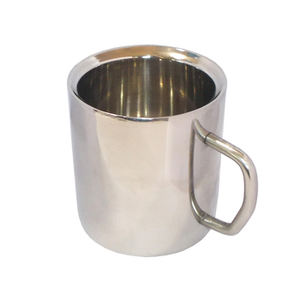 Tasse à café ronde faite à la main en acier inoxydable de qualité supérieure, parfaite pour les ustensiles de cuisine élégants, le thé ou le café. - Product Image 3