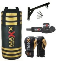 Ensemble de sac de boxe réglable pour enfants avec gants, sac de frappe pour l'entraînement et le fitness des enfants, fabriqué en nylon durable, PU, PVC, remplissage de sable