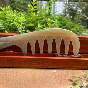 The CRAFT EXIM Other Material Handcrafted Hand Engraved <b>Hair</b> <b>Comb</b> for Daily Grooming and Smooth <b>Hair</b> Use - Product Image 1