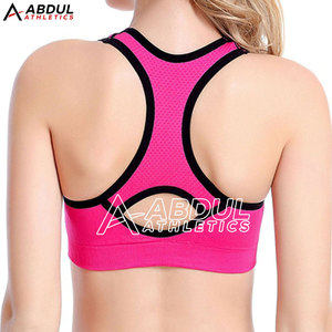 Soutien-gorge de sport pour femme, maintien moyen, design sans coutures, tissu respirant, idéal pour l'entraînement, le yoga, la gym, confortable et ajustable - Product Image 4