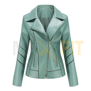 เสื้อแจ็กเก็ตหนังผู้หญิงทรงสลิมลำลองใหม่ฤดูใบไม้ร่วงปรับแต่ง2025 - Product Image 5