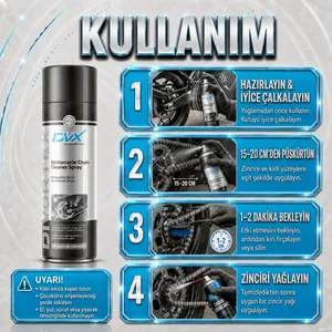 สเปรย์ทำความสะอาดโซ่รถมอเตอร์ไซค์ DVX (500 มล.) - Product Image 3