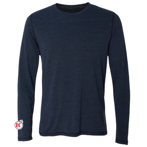 NVY azul y negro logotipo personalizado impreso gimnasio camisetas 100% algodón ropa al por mayor para hombres y mujeres camisetas gráficas de invierno - Product Image 3