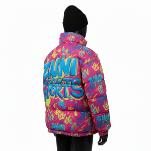 Chaqueta Acolchada para Mujer, Tejido de Poliéster Premium con Relleno, Diseño de Paneles Acolchados, Chaqueta Acolchada con Logotipo Personalizado para Mujer - Product Image 5