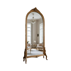 Espejo Grande de Madera Natural con 5 mm de Grosor para su Hogar. Uso en Dormitorios, Salas de Estar y Apartamentos - Product Image 1