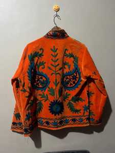 Chaqueta Bordada Suzani, Ropa Exterior Étnica de Algodón Floral Hecha a Mano, Abrigo de Moda Tribal Boho Vintage para Mujer, Exportadores al por Mayor - Product Image 5