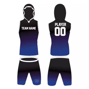 Juego de uniformes 7 en 7 impresos sublimados Sublimación de compresión de alta calidad Premium 7v7 Uniformes de fútbol Personalización transpirable - Product Image 4