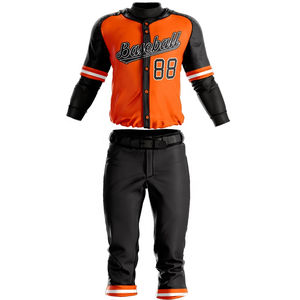 OEM 100% Polyester Personnalisé Faites Votre Propre Conception Softball Maillot Profession Baseball Uniformes - Product Image 5