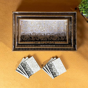 Tradebyd Modern Premium Quality <b>Wooden</b> Tray Handmade Serving Tray for Food Tea Coffee Breakfast and Hotel Restaurant Use - Product Image 3